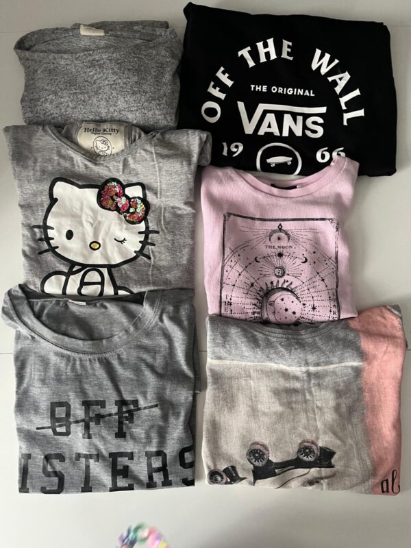 lote camisetas talla de 12-14 años