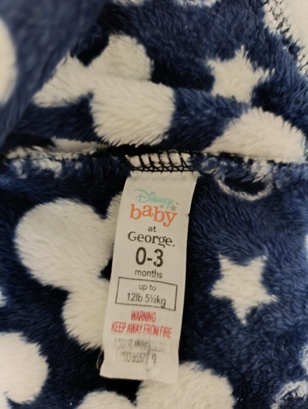 Albornoz suave Disney Baby (Mickey Mouse) 0-3 meses