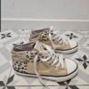 Zapatillas Conguitos leopard print doradas / Botín niña Talla 34