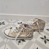 Zapatillas Conguitos leopard print doradas / Botín niña Talla 34